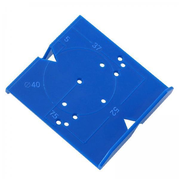 4xHinge Hole Locator DIY Woodworking Tool for Cabinets Hinge Fixture Set