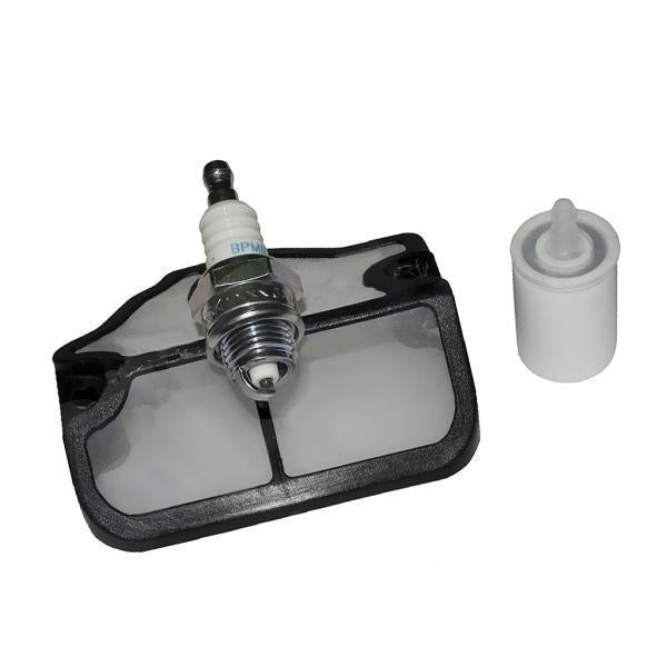 3xAir & Fuel Filter Spark Plug Kit Fit for HUSQVARNA 36 41 136 137 141 142