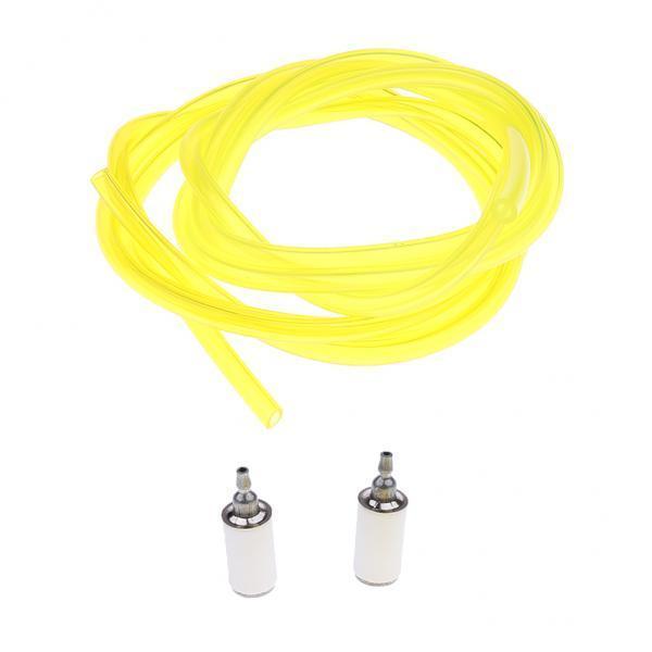 3xFeet Replacement Tygon Petrol Fuel Line Hose 2 Sizes and 2 Fuel Filters Kit