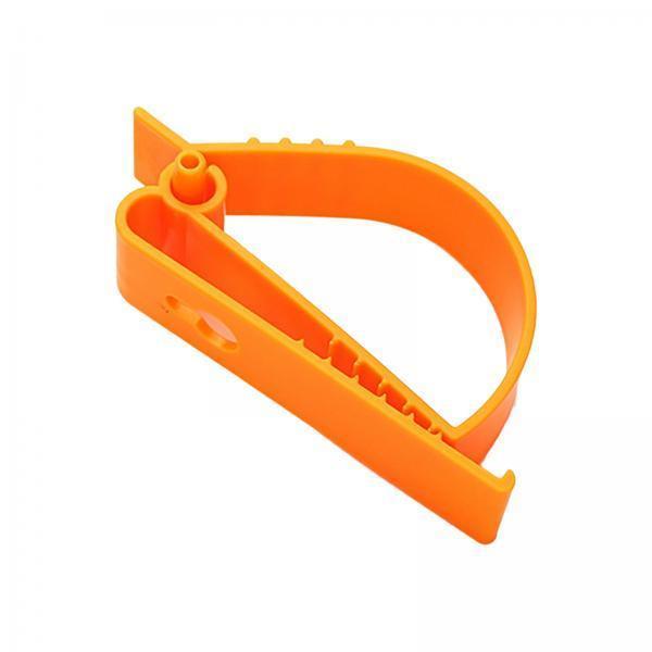 3xMultifunctional Belt Clamp Premium Labor Protection for Helmet Keychain Orange
