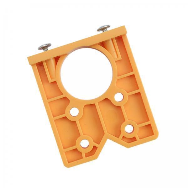 4xHinge Boring Jig Wood Furniture Hole Jig Guide for Carpenter Woodworking Yellow