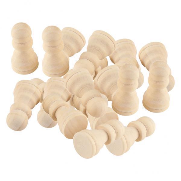 4x20/50 Wooden Chess Set Chess Pieces Table Board Game Kids Educational Toys A