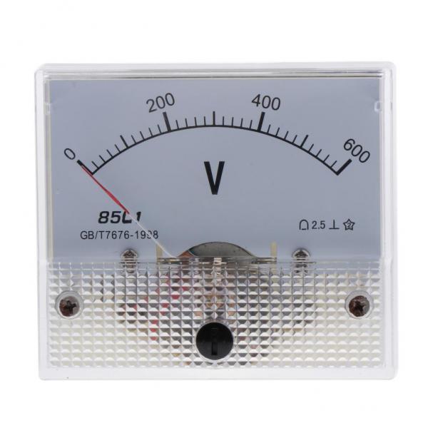 3xAccurate 85L1 AC Voltmeter Analog Pointer Voltage Meter Gauge 0-600V