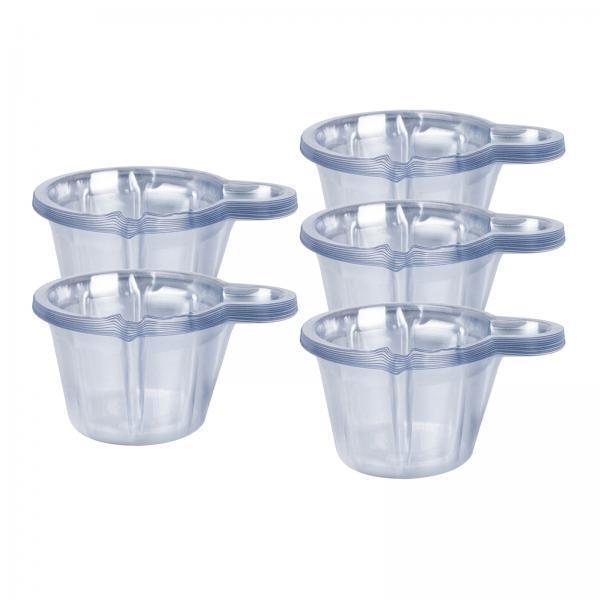 2x50x Plastic Mixing Cups Paint Pigment Mixing Pot Clear Disposable Ink Holder