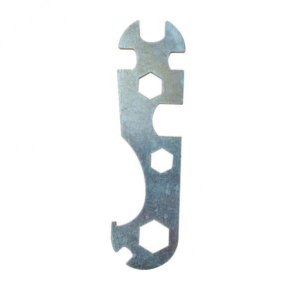 2xMulti-purpose Bike Wrench Steel Galvanized for Mountain Bike Bicycle Spanner