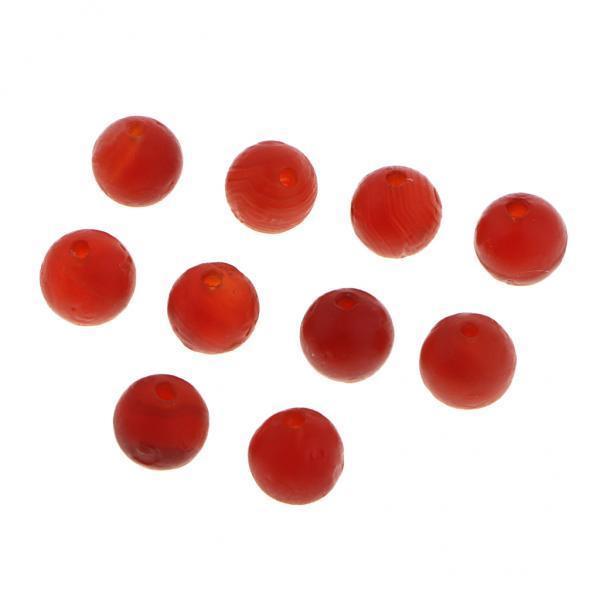 3xAgate Beads for Jewelry Making 8mm DIY Round Natural Gemstone Loose Beads