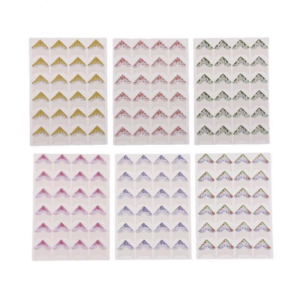 2x6 Sheets Mounting Photo Sticker Paper Corner Sticker for Scrapbooking Album