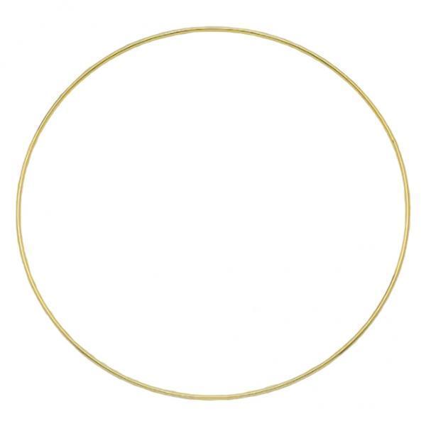 4xGold Metal Dream Catcher Dreamcatcher Rings Wreath Macrame Craft Hoops 10cm