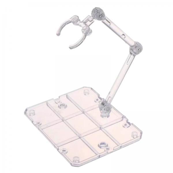 2xAction Figure Display Base Support Rack Flexible Sturdy Animation Doll Stand White
