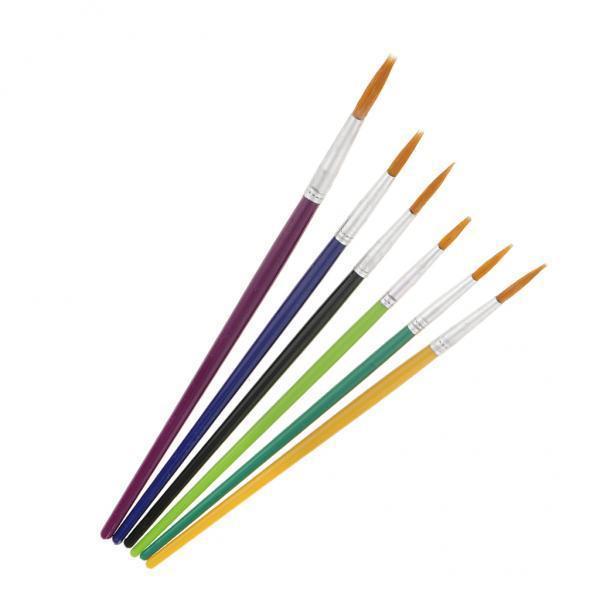 2x6 Pieces Artist Painting brushes set for Oil Arcylic Watercolor Paint
