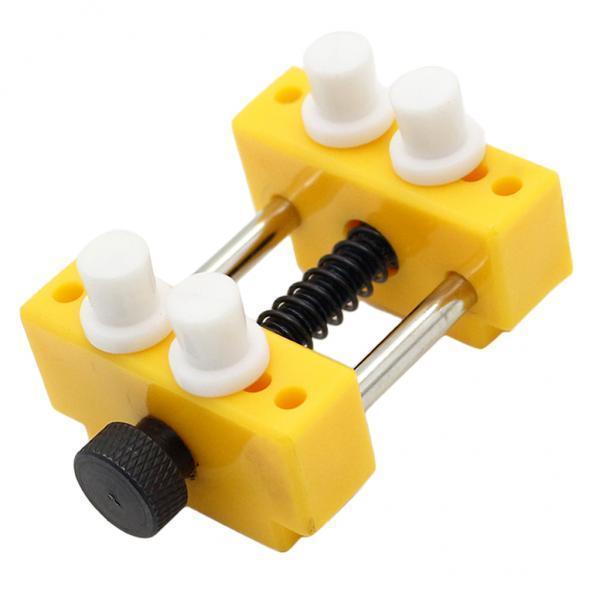 4xWatchmaker Repair Tools Watch Back Case Remover Watch Holding Tool Yellow