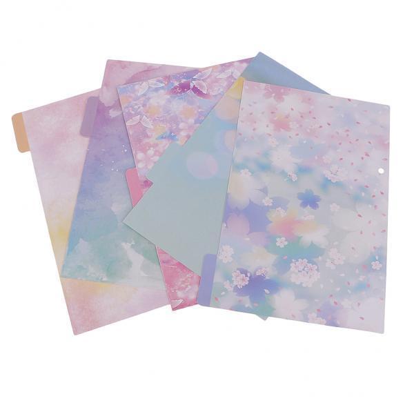 4x5 Pcs Colorful Tabbed Paper Planner Divider Index Page Tab A5 Notebook 1 #