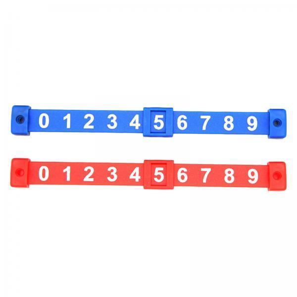 2x2Pcs Foosball Score Counter Kids Foosball Counters Foosball Table Scoreboard Red and Blue