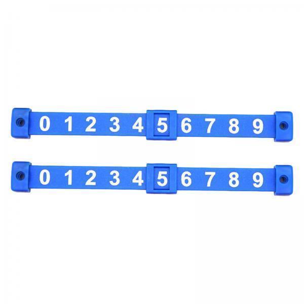 2x2Pcs Foosball Score Counter Kids Foosball Counters Foosball Table Scoreboard Blue
