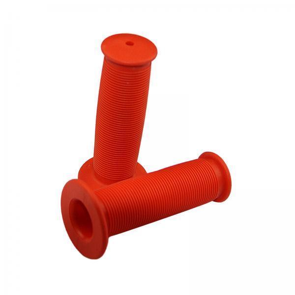 3xBike Handlebar Grips Replacement Rubber Non Slip for Folded Bikes Road Bikes Orange