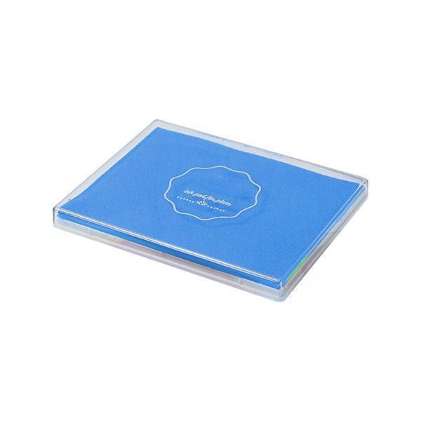 2xKids Stamps Ink Pad Kids Stamp Pad Art Washable Greeting Cards Poster DIY Blue