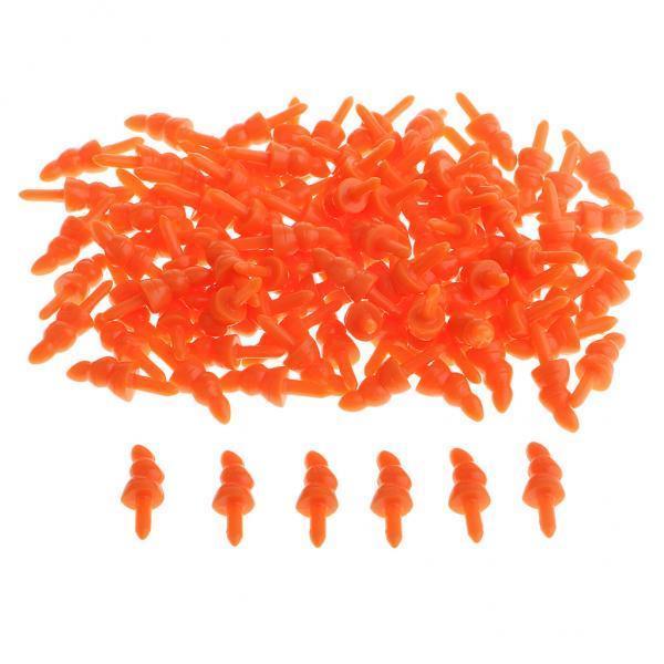 4x100 Pieces Plastic Long Safety Noses for Doll Animal Toys Making Accessories