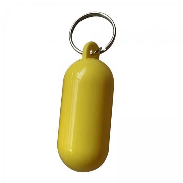 2xFloating Keychain Buoyant Key Chain for Outdoor Water Sports Rafting Fishing Yellow