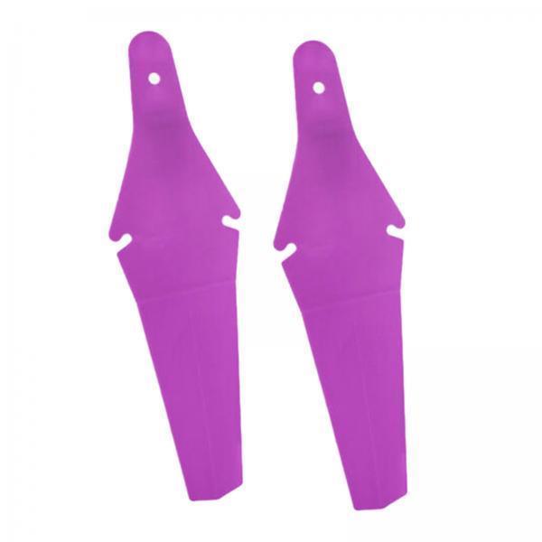 2x2x Bicycle Mudguard Easy to Install Riding Replacement Part Biking Saver Purple