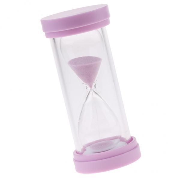 2x3 Minutes Round Sandglass Hourglass Sand Clock Timers Timing Tools Purple