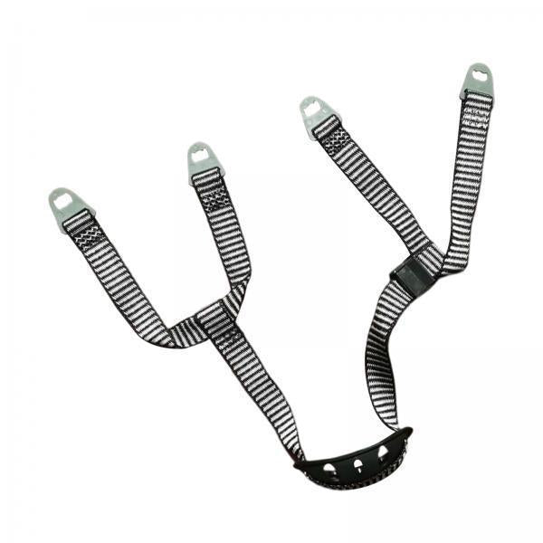 4xHard Hat Chin Strap Adjustable Y Type Helmet Strap for Bike Skiing Climbing 1 Buckle Chin Rest