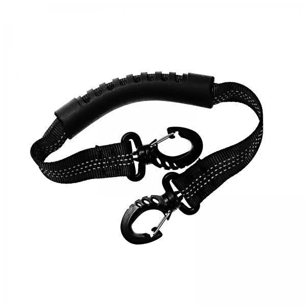 2xRoller Skate Strap Carrying Ski Boots Carrier Strap for Outdoor Skating Kids black