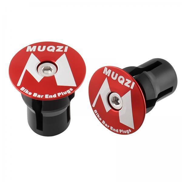 3x2x Bike Handle Bar Plugs Cap Bikes Bar End Plugs for BMX Cycling Most Bicycle Red M Marks