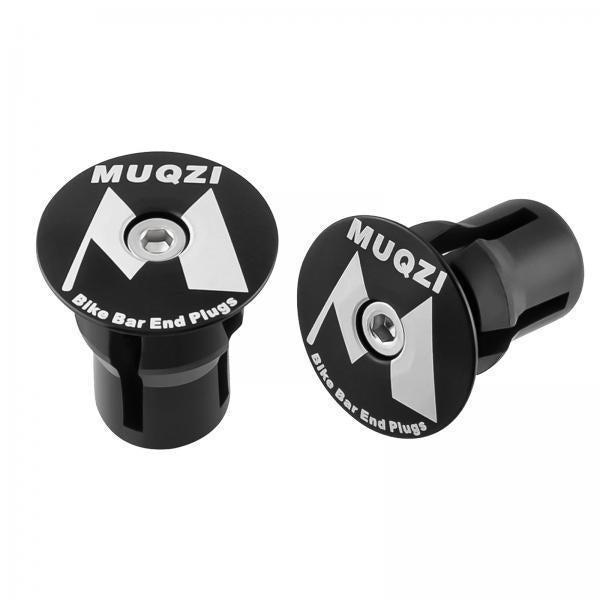 3x2x Bike Handle Bar Plugs Cap Bikes Bar End Plugs for BMX Cycling Most Bicycle Black Color M Marks