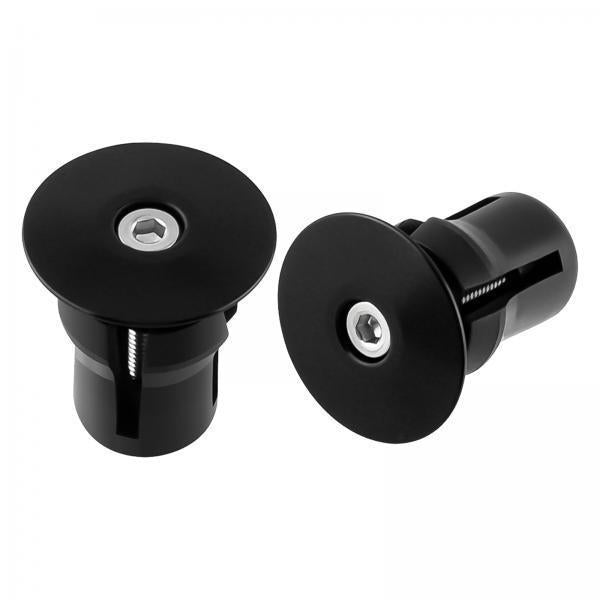 2x2x Bike Handle Bar Plugs Cap Bikes Bar End Plugs for BMX Cycling Most Bicycle Black No Mark
