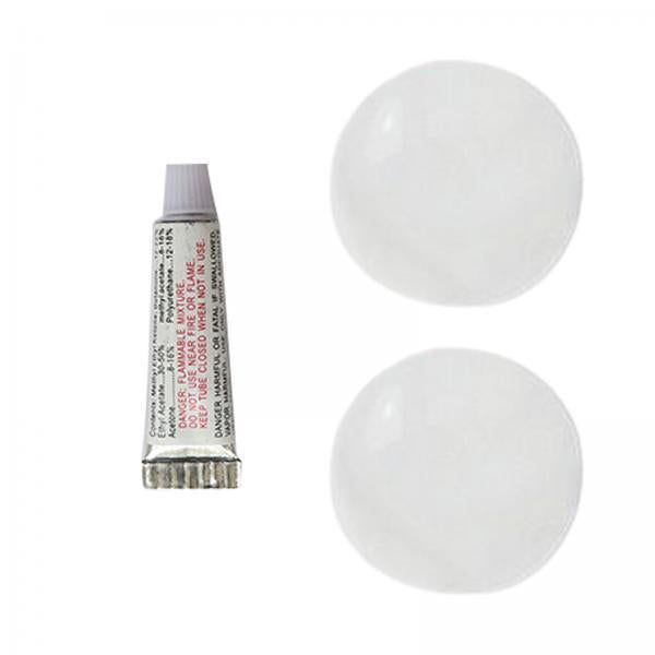 2xPVC Repair Patches Tools Puncture Repair for Swimming Pools Floats Raft Clear