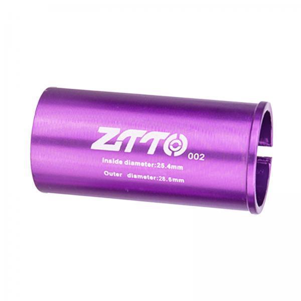 2xMTB Bike Seatpost Shim Reducing Sleeve Conversion Adapter 28.6 to 25.4mm