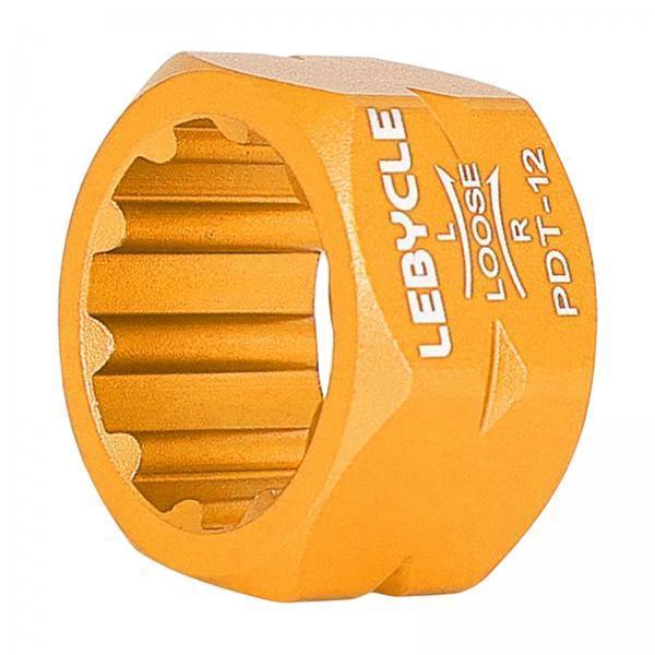 3xBike Pedal Repair Tool Accessories Axle Spindle Removal for Bike MTB golden
