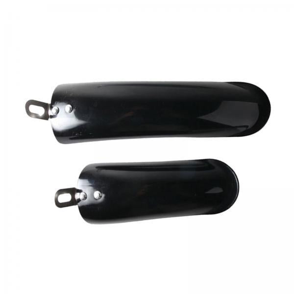 2x2Pcs Folding Bike Mudguard Mud Guard Front Rear Fenders Cycling Parts Black 12inch