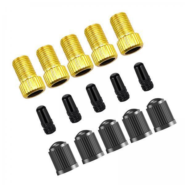 3xPresta to Schrader Valve Adapter Bike Pump Converter Car Accessories Bicycle Plastic Presta Hat