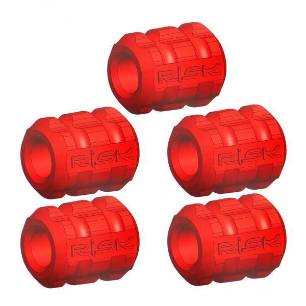 2xBike Cable Sleeve Shifter Brake Cables Frame Protector Cover Wrap Red