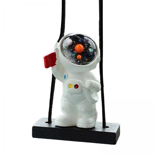2xAstronaut Pendant for Car Hanging Ornament for Car Bedside Bedrooms Style A