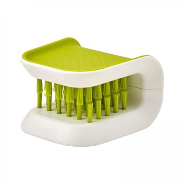 3xKitchen Knife Cleaner Utensil Bristle Cleaning Brush Durable Double Sided