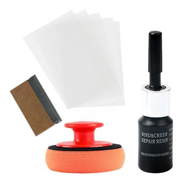 4xCar Windshield Crack Repair Kit Nano Fluid Filler for Star Shaped Crack
