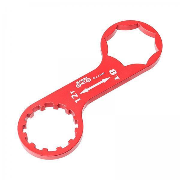 2xBike Bicycle Front Fork Caps Wrench Aluminum Alloy for XCT RST XCR Red