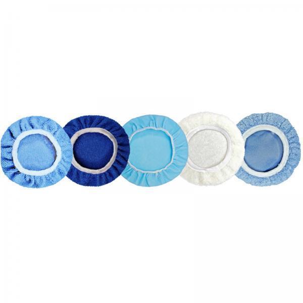 2x5x Car Orbital Buffer Polisher Pad Microfiber for Waxing Sealing Glazes 5-6inch