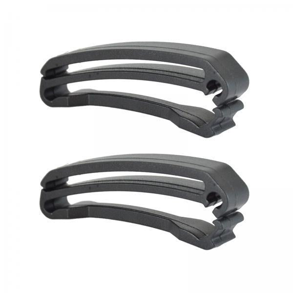 4x2Pcs Webbing Ending Clip Webbing Strap Buckle Strap Belt End Clip Adjuster S