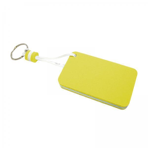 2xFloating Keychain Pendant Buoyant Key Chain for Outdoor Water Sports Sailing Yellow