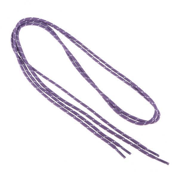 2x1 Pair Sports Climbing Shoelaces Colored Oval Athletic Shoe Lace Purple