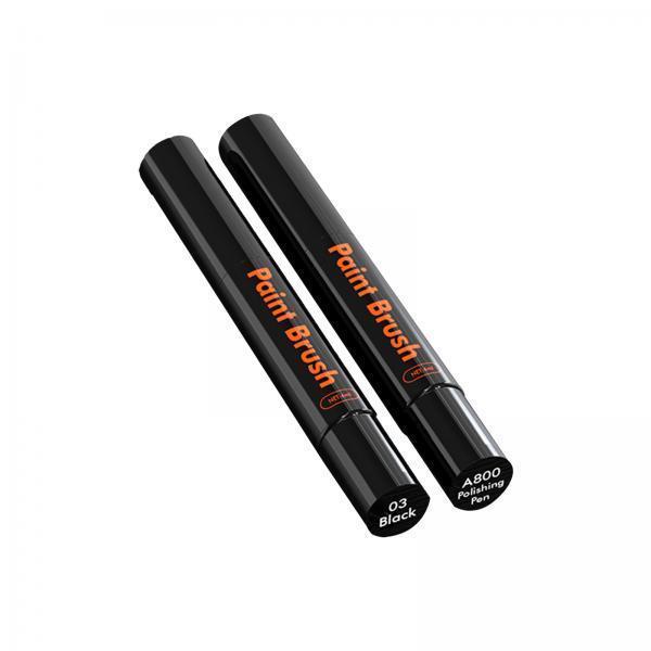 3xTouch up Paint for Cars with Polish Pen Easy Solution Car Scratch Repair Pen Black