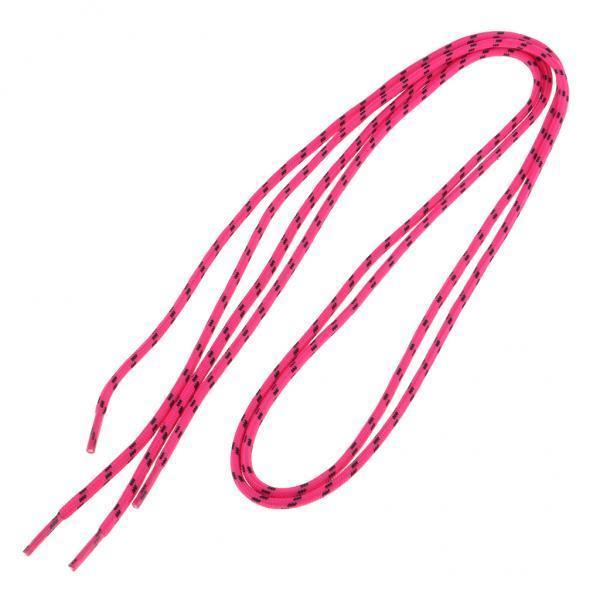 2x1 Pair Sports Climbing Shoelaces Colored Oval Athletic Shoe Lace Rose Red