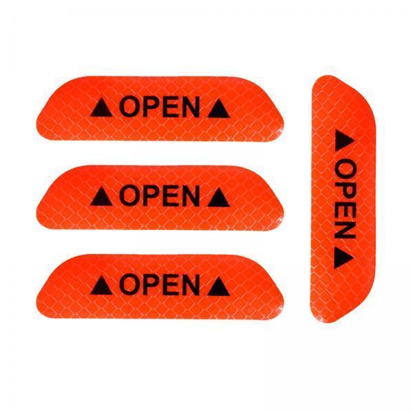 3x4x Reflective Tape Strong Adhesion for Vehicles Motorcycle Automotive Orange