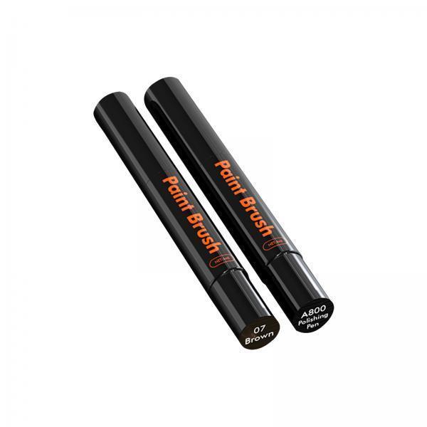 4xTouch up Paint for Cars with Polish Pen Easy Solution Car Scratch Repair Pen Brown