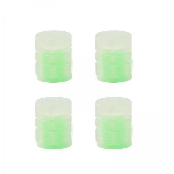 4x4x Car Tire Valve Stem Caps Luminous Glow in The Dark for Trucks Suvs
