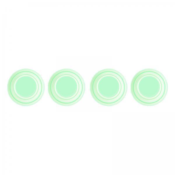 4xCar Door Absorber Cushion Gasket Decorative Buffer Bumper Cushion 4x Luminous no Sign