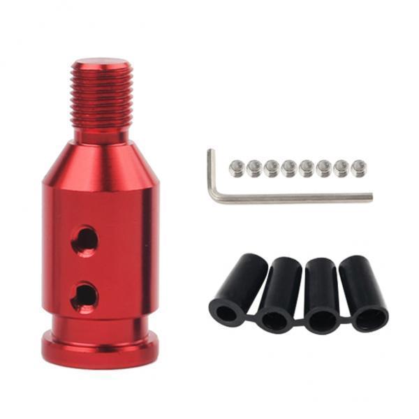 4xAluminum Shift Knob Adapter for BMW/Mini Non Threaded Shifters 12x1.25mm Red